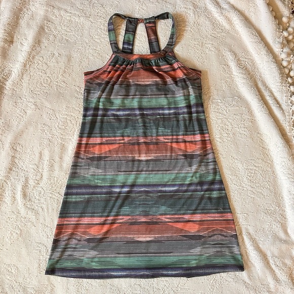 Prana Dresses & Skirts - Prana Cantine Stretch Dress Geometric Multi Active Outdoor Med Women's Gorpcore